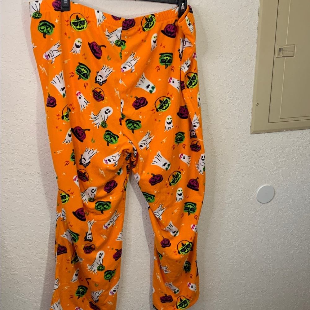 NWT Orange Halloween Themed Pajama Pants - Picture 5 of 5